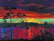 Nikifor Krylov Rylov Sunset oil painting reproduction